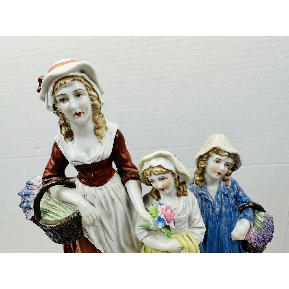 Large Antique Dresden Carl Thieme "Yardley's Old English Lavender" Figurine GUC - Picture 15 of 16